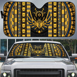 Egypt The Scarab Beetle Auto Sun Shade Winged Solar Amulet Symbol