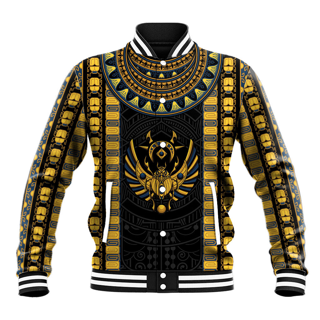 Egypt The Scarab Beetle Baseball Jacket Winged Solar Amulet Symbol