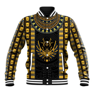 Egypt The Scarab Beetle Baseball Jacket Winged Solar Amulet Symbol