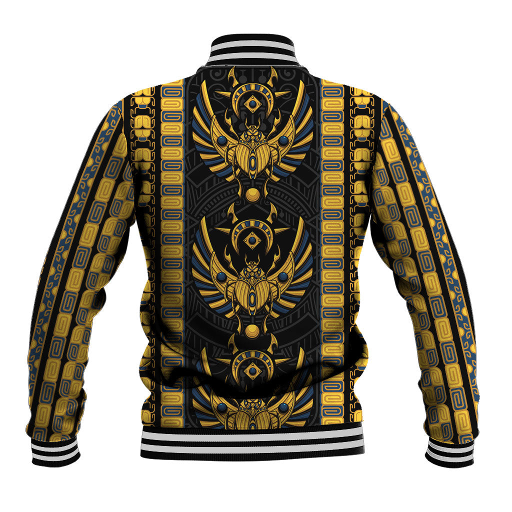 Egypt The Scarab Beetle Baseball Jacket Winged Solar Amulet Symbol