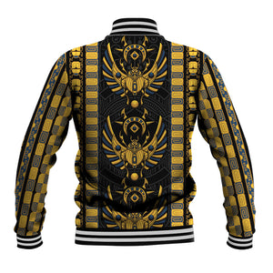 Egypt The Scarab Beetle Baseball Jacket Winged Solar Amulet Symbol
