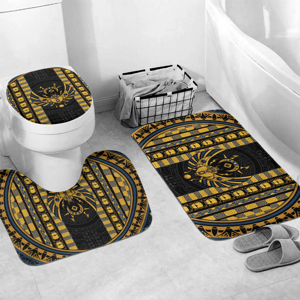 Egypt The Scarab Beetle Bathroom Set Winged Solar Amulet Symbol