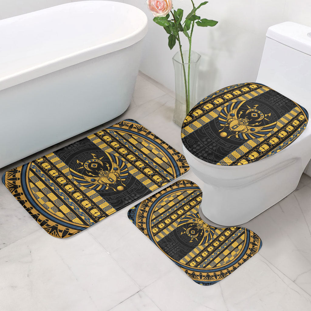 Egypt The Scarab Beetle Bathroom Set Winged Solar Amulet Symbol