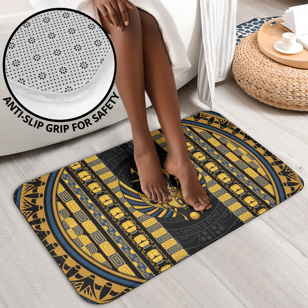 Egypt The Scarab Beetle Bathroom Set Winged Solar Amulet Symbol