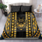 Egypt The Scarab Beetle Bedding Set Winged Solar Amulet Symbol