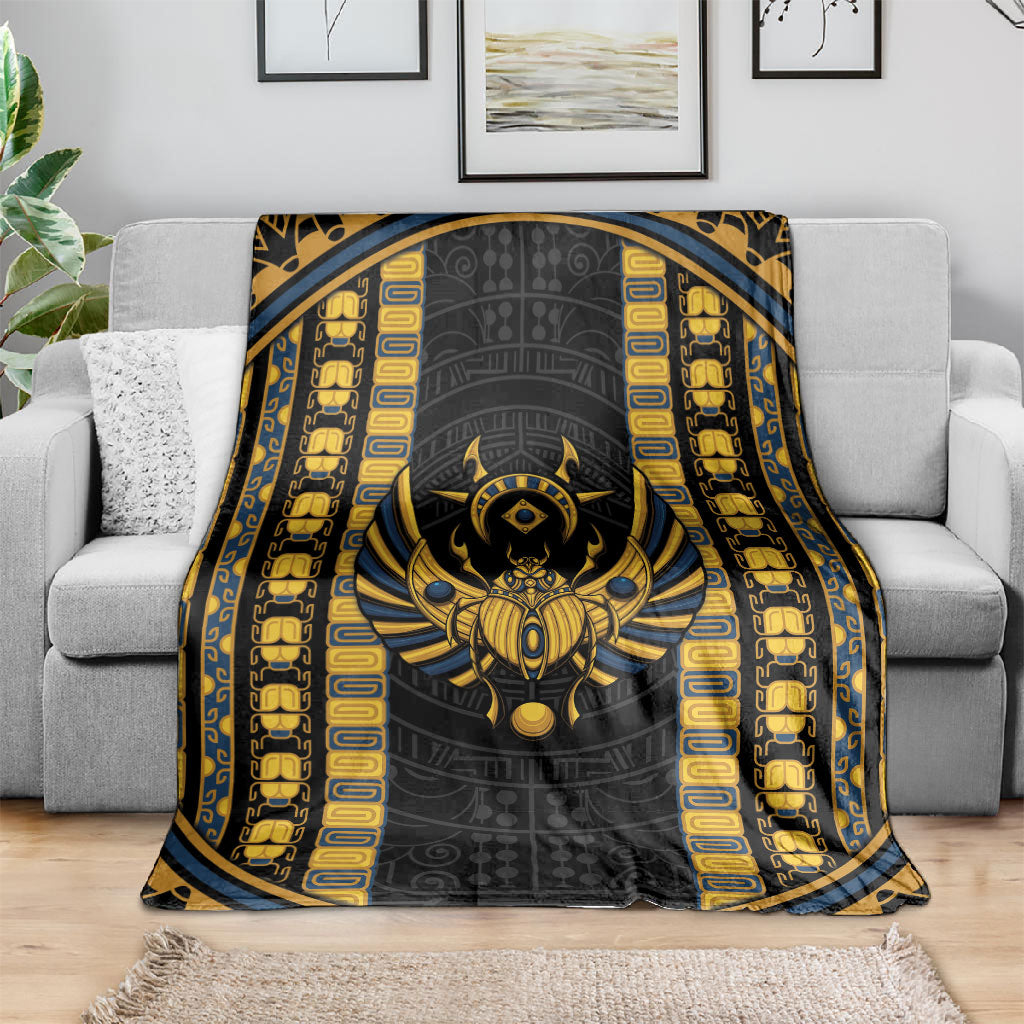 Egypt The Scarab Beetle Blanket Winged Solar Amulet Symbol