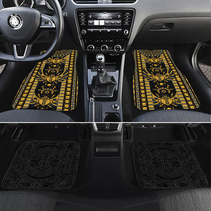 Egypt The Scarab Beetle Car Mats Winged Solar Amulet Symbol