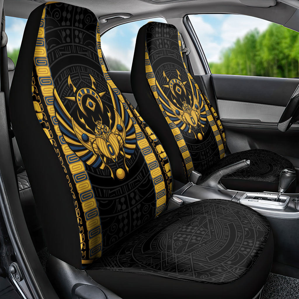Egypt The Scarab Beetle Car Seat Cover Winged Solar Amulet Symbol