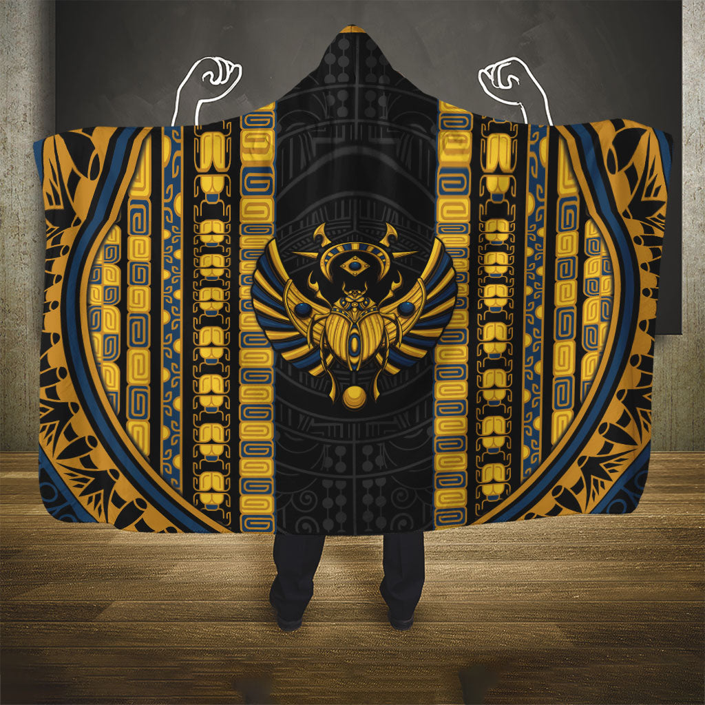 Egypt The Scarab Beetle Hooded Blanket Winged Solar Amulet Symbol