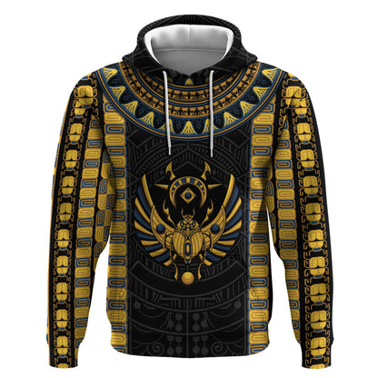 Egypt The Scarab Beetle Hoodie Winged Solar Amulet Symbol