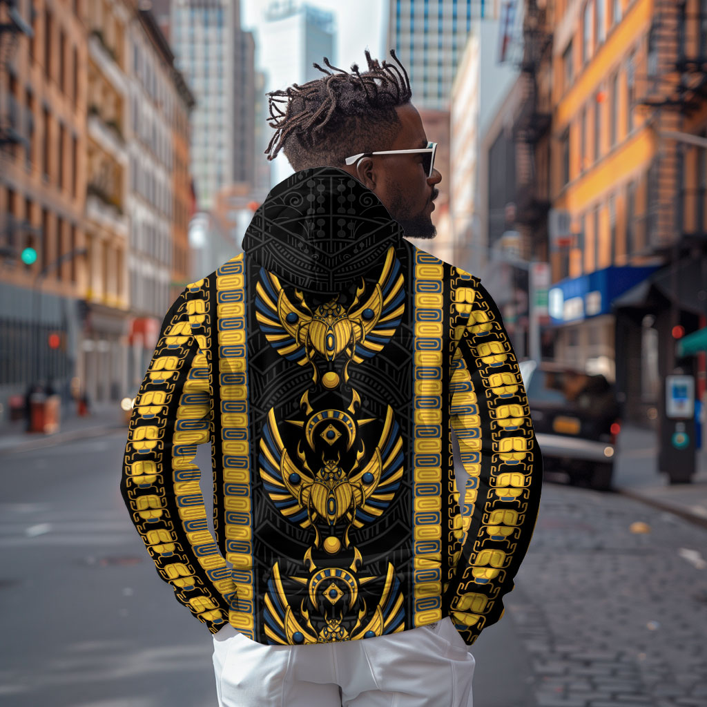 Egypt The Scarab Beetle Hoodie Winged Solar Amulet Symbol