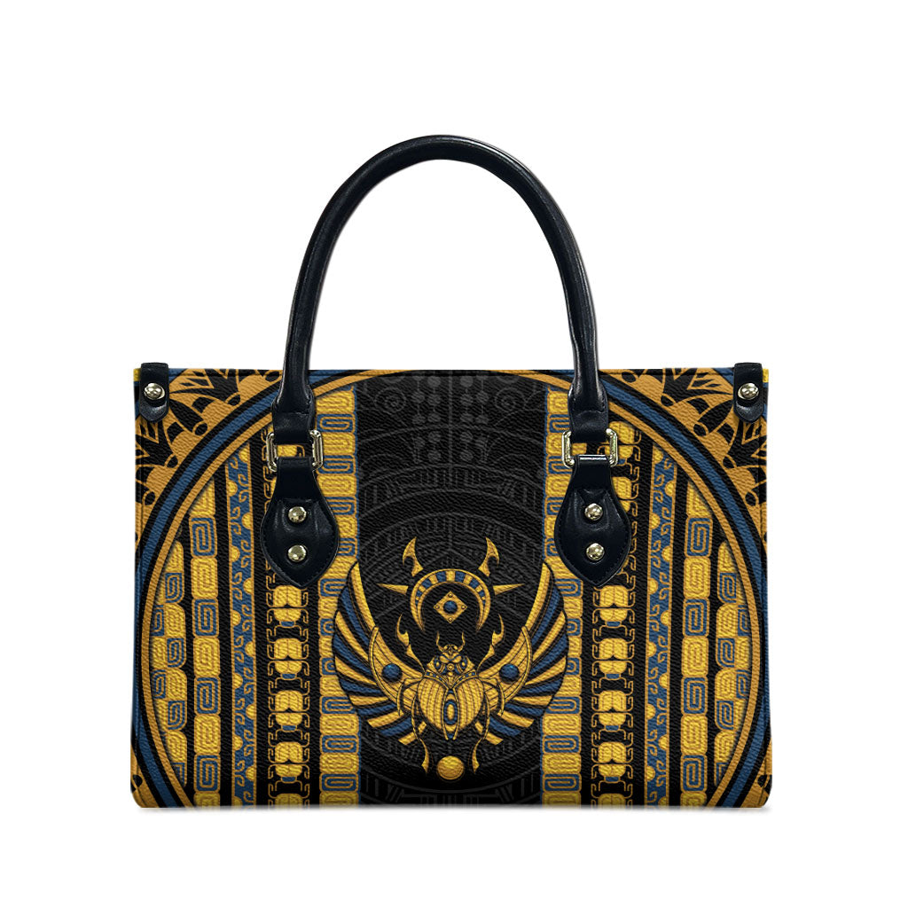 Egypt The Scarab Beetle Leather Bag Winged Solar Amulet Symbol