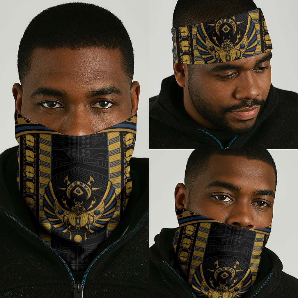 Egypt The Scarab Beetle Neck Gaiter Winged Solar Amulet Symbol