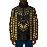 Egypt The Scarab Beetle Padded Jacket Winged Solar Amulet Symbol