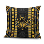 Egypt The Scarab Beetle Pillow Cover Winged Solar Amulet Symbol