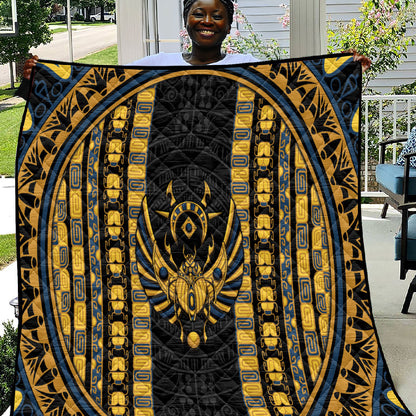 Egypt The Scarab Beetle Quilt Winged Solar Amulet Symbol