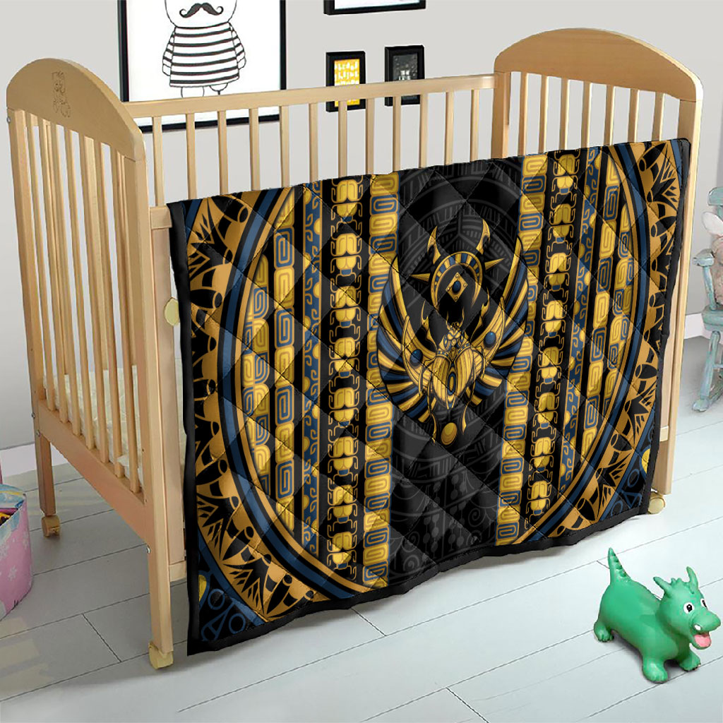 Egypt The Scarab Beetle Quilt Winged Solar Amulet Symbol