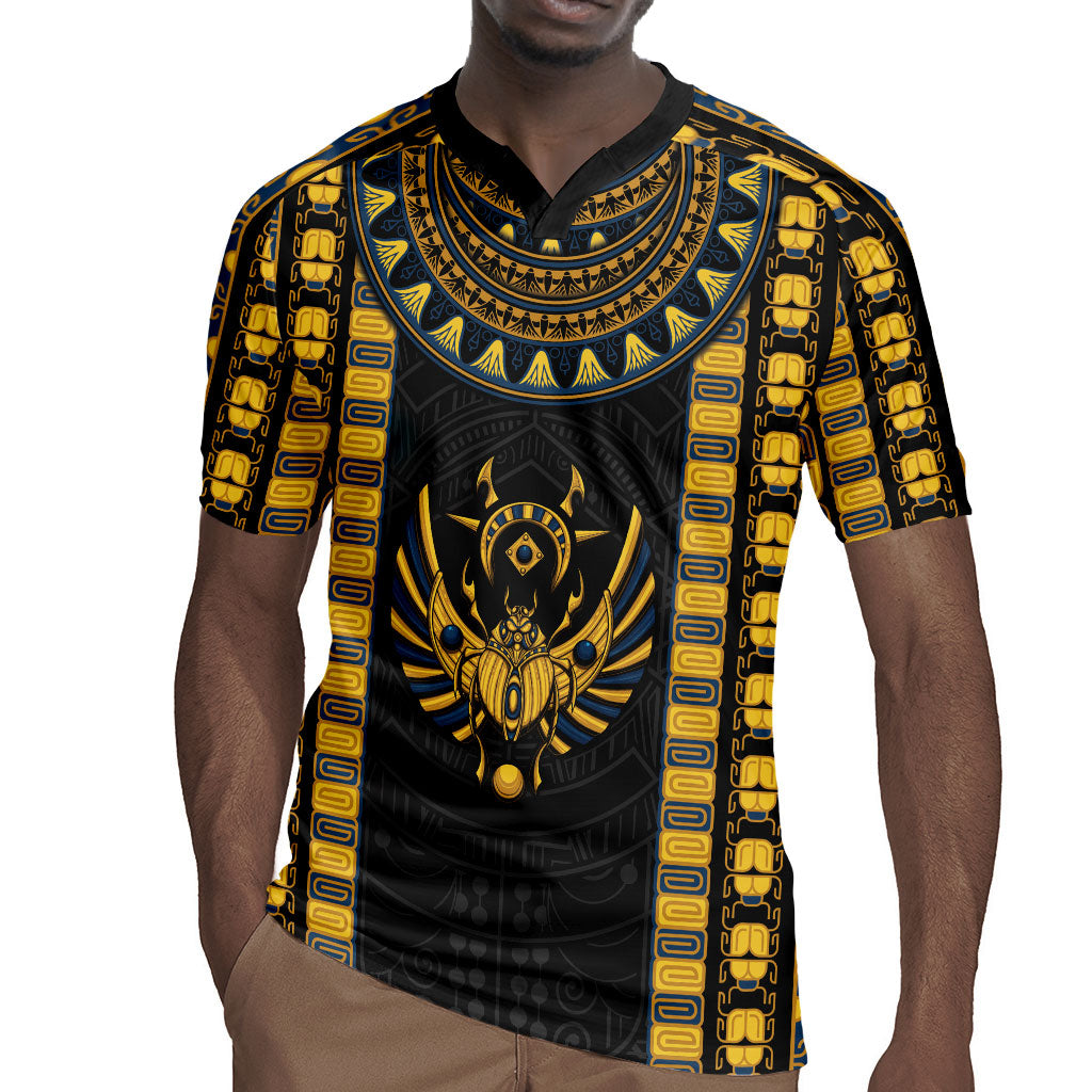 Egypt The Scarab Beetle Rugby Jersey Winged Solar Amulet Symbol