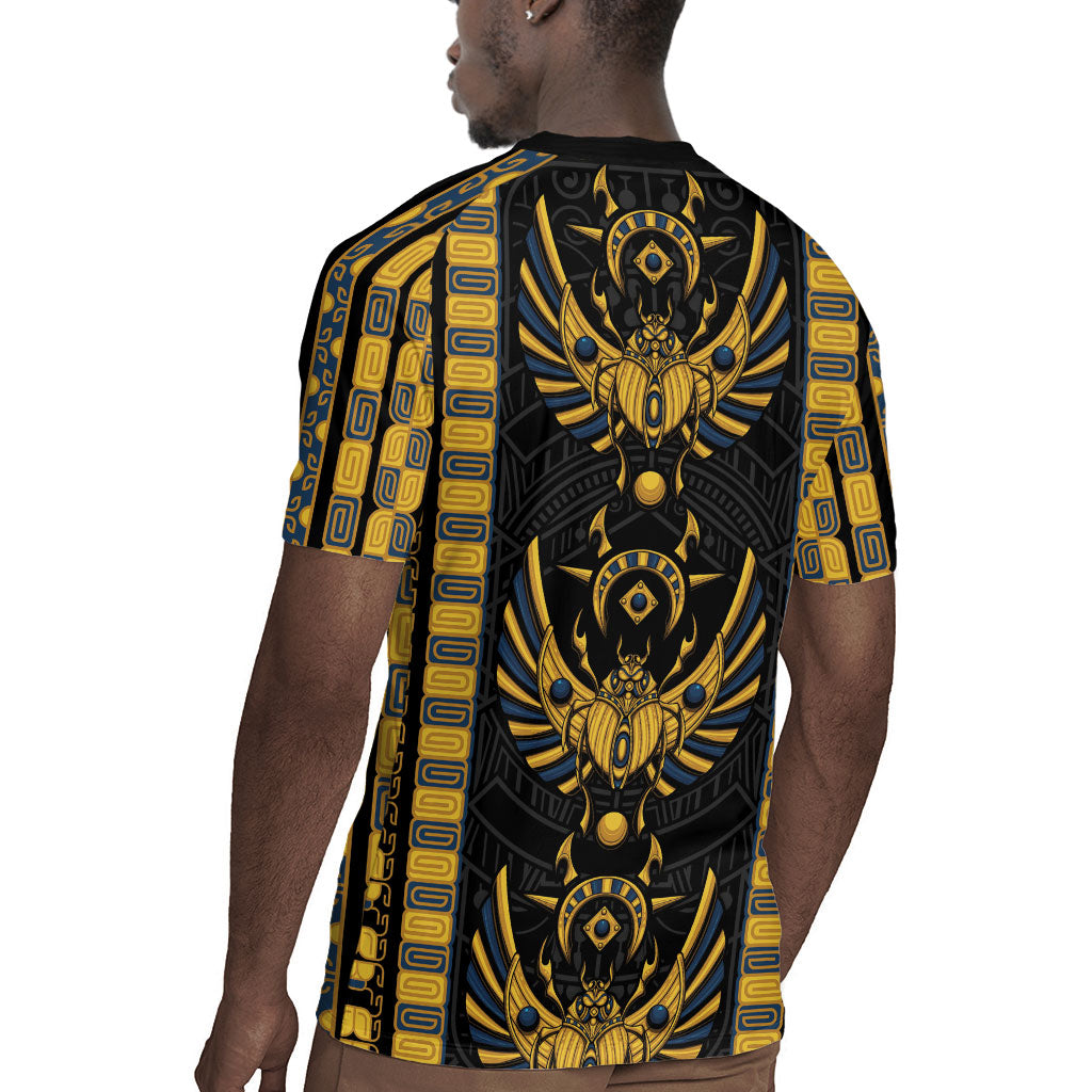 Egypt The Scarab Beetle Rugby Jersey Winged Solar Amulet Symbol
