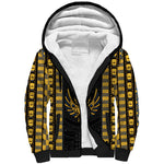 Egypt The Scarab Beetle Sherpa Hoodie Winged Solar Amulet Symbol