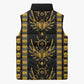 Egypt The Scarab Beetle Sleeveless Puffer Jacket Winged Solar Amulet Symbol