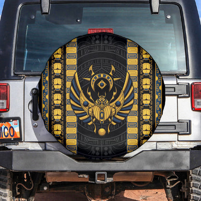 Egypt The Scarab Beetle Spare Tire Cover Winged Solar Amulet Symbol