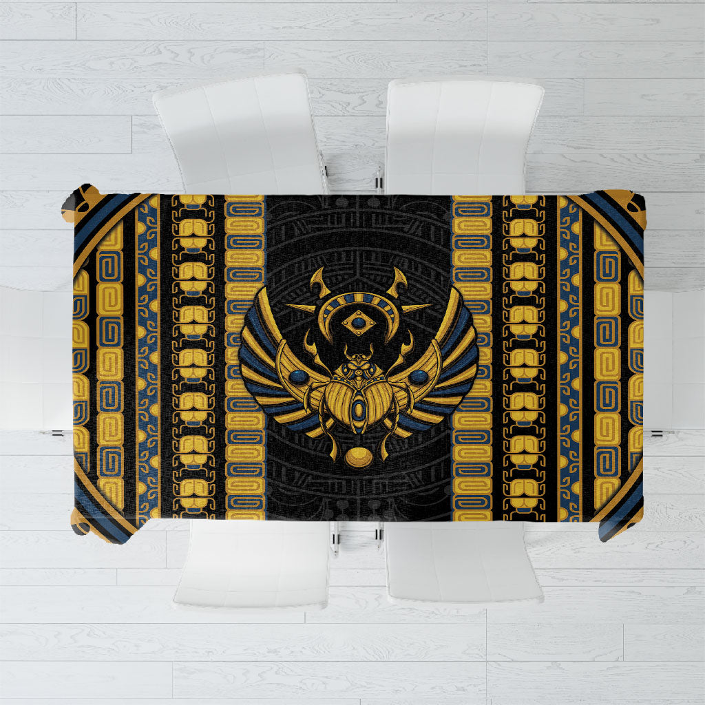 Egypt The Scarab Beetle Tablecloth Winged Solar Amulet Symbol