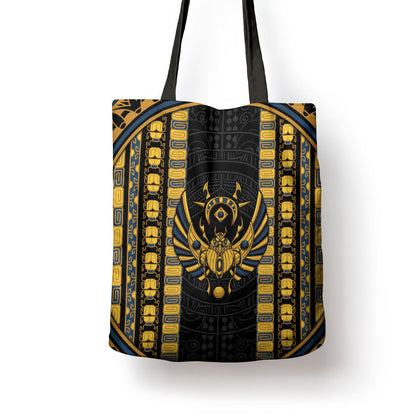 Egypt The Scarab Beetle Tote Bag Winged Solar Amulet Symbol