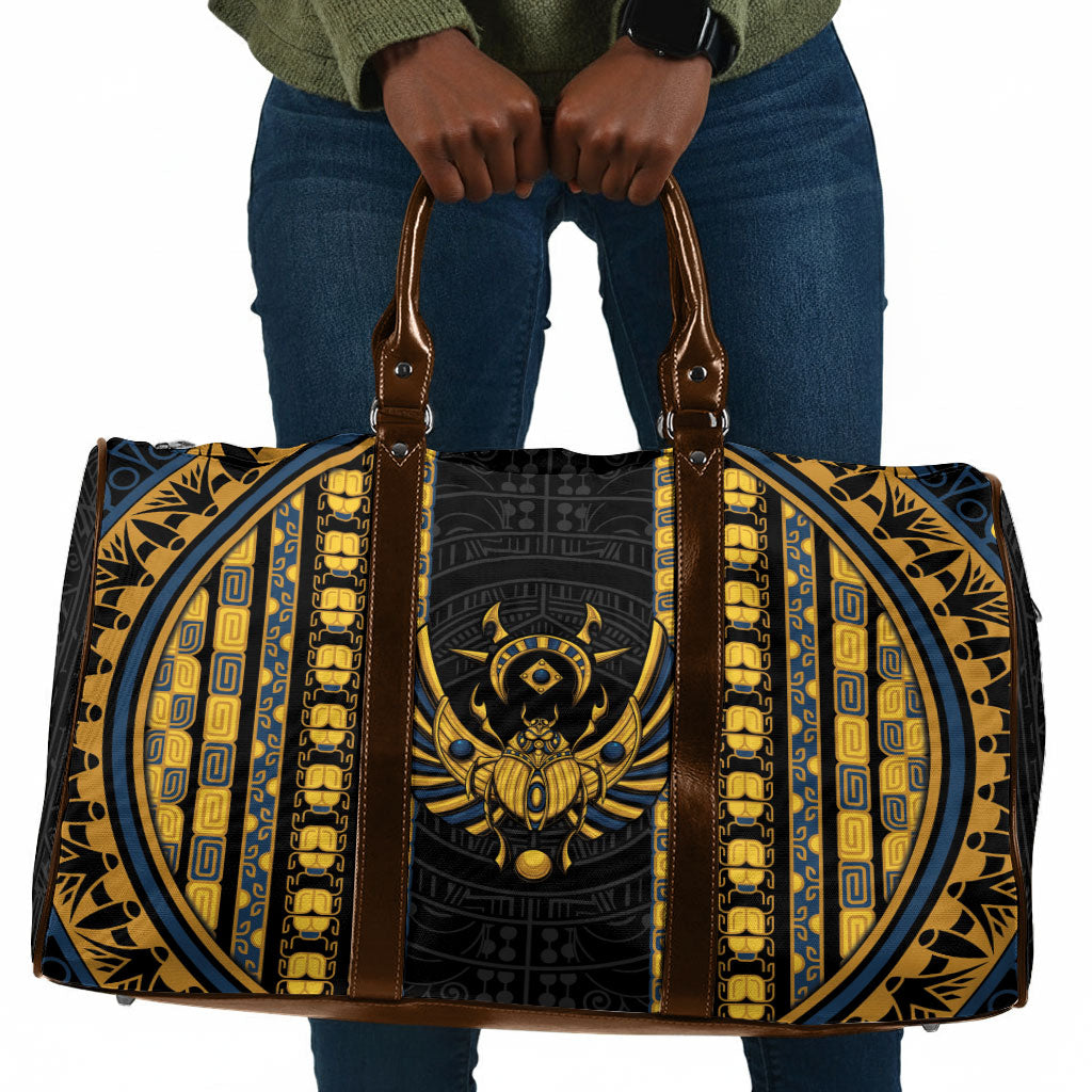 Egypt The Scarab Beetle Travel Bag Winged Solar Amulet Symbol