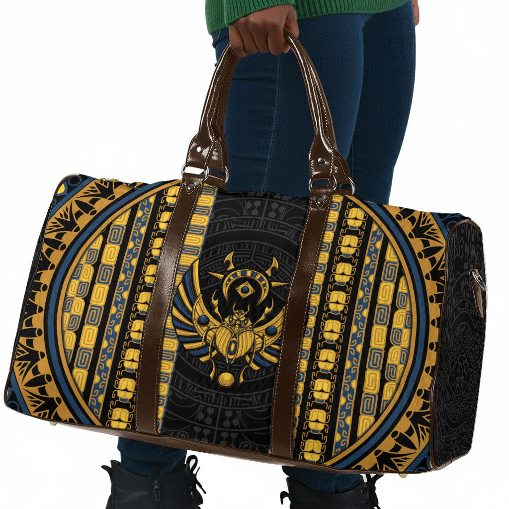 Egypt The Scarab Beetle Travel Bag Winged Solar Amulet Symbol