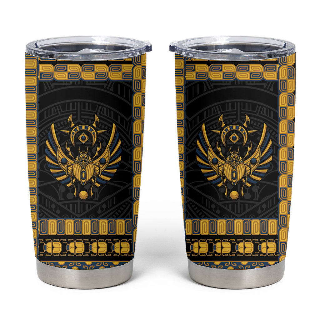Egypt The Scarab Beetle Tumbler Cup Winged Solar Amulet Symbol