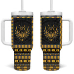 Egypt The Scarab Beetle Tumbler With Handle Winged Solar Amulet Symbol