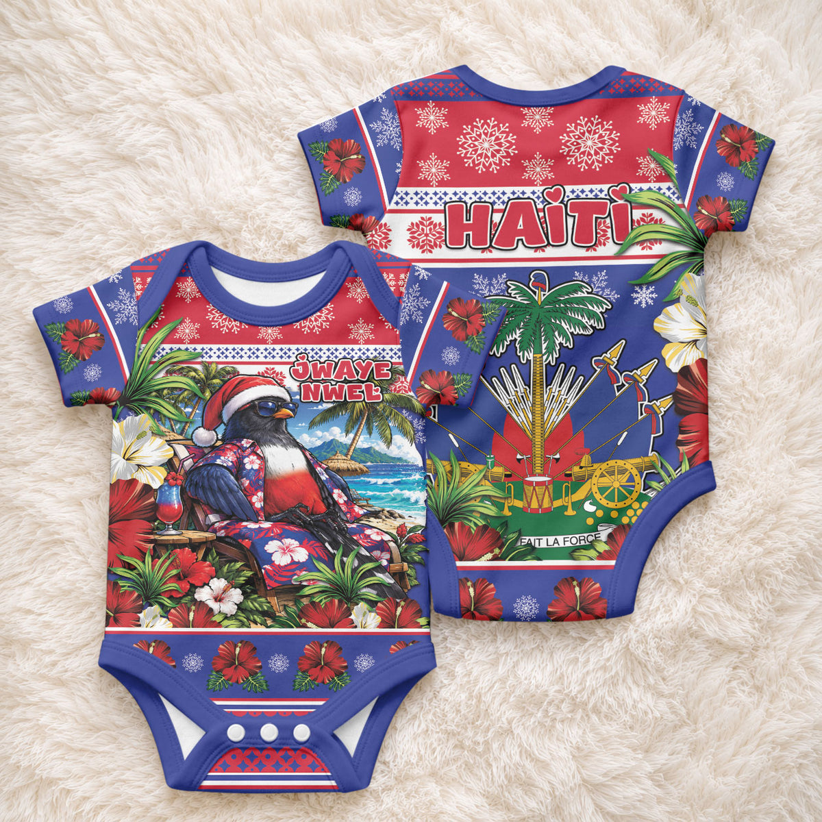 Afro-Haitians Christmas Baby Onesie This Trogon Needs A Beach Retreat