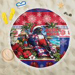 Afro-Haitians Christmas Beach Blanket This Trogon Needs A Beach Retreat