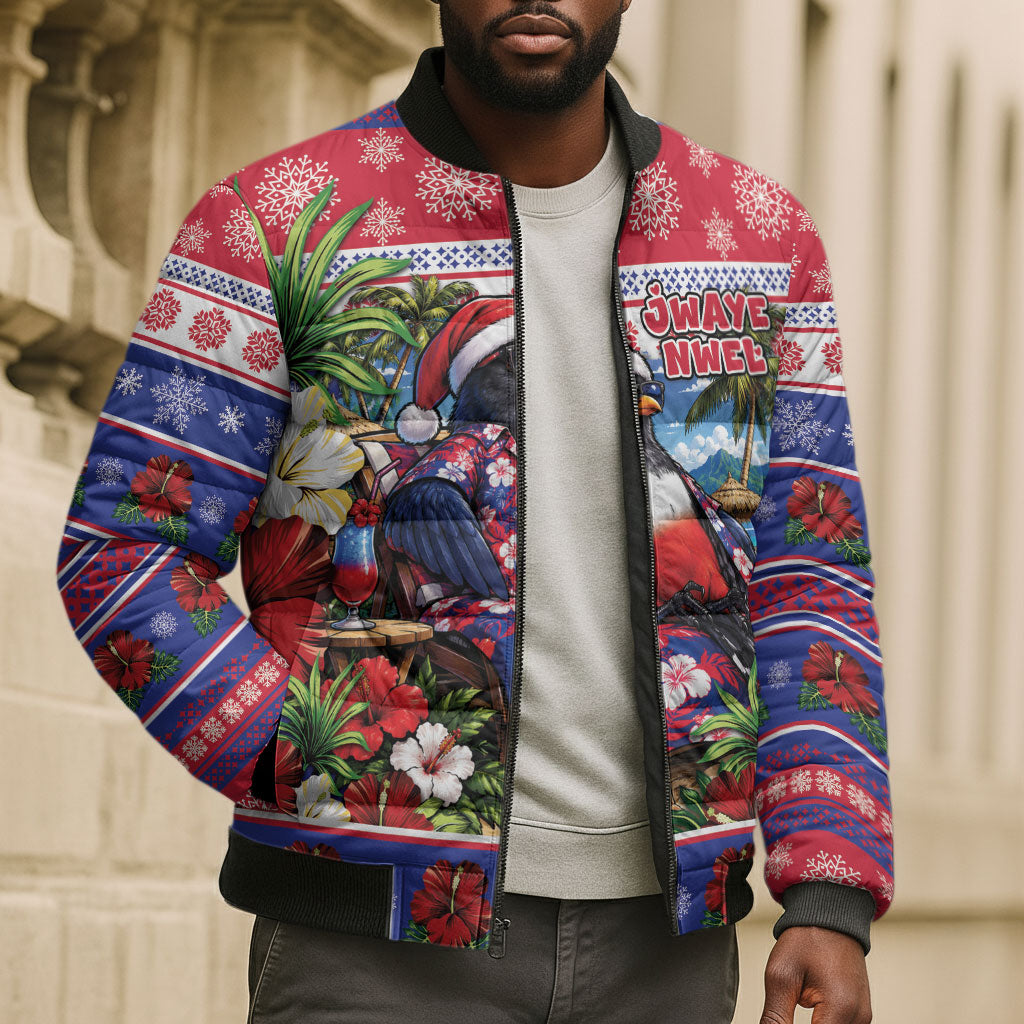 Afro-Haitians Christmas Bomber Puffer Jacket This Trogon Needs A Beach Retreat