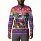 Afro-Haitians Christmas Button Sweatshirt This Trogon Needs A Beach Retreat
