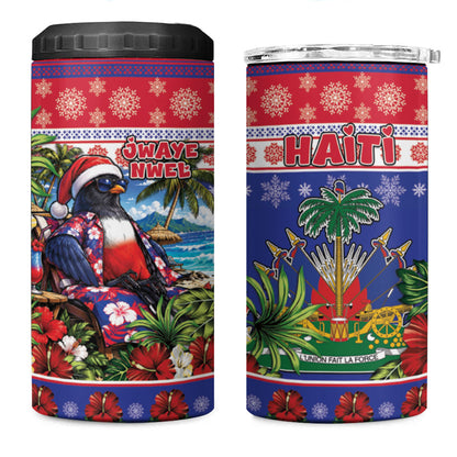 Afro-Haitians Christmas 4 in 1 Can Cooler Tumbler This Trogon Needs A Beach Retreat