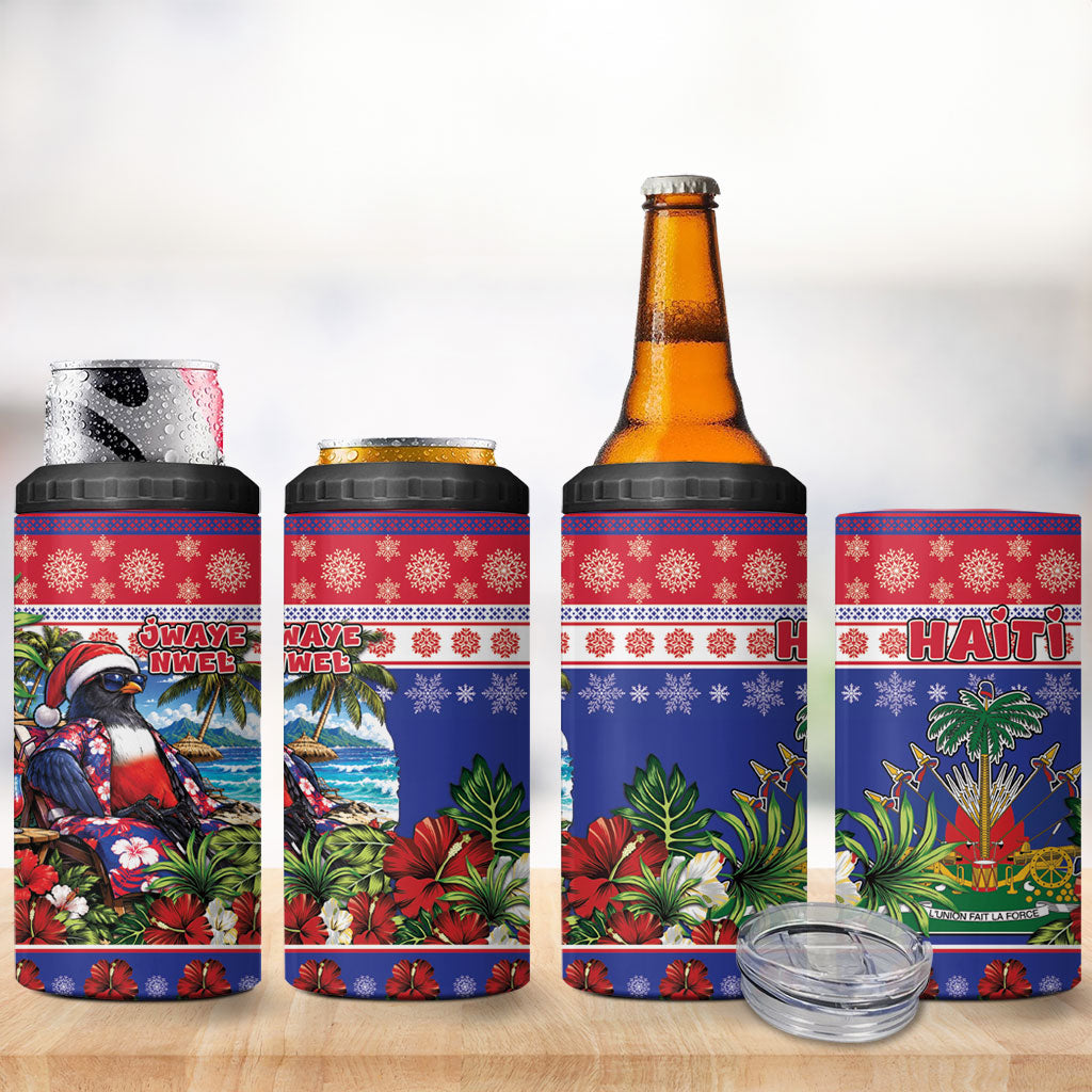 Afro-Haitians Christmas 4 in 1 Can Cooler Tumbler This Trogon Needs A Beach Retreat