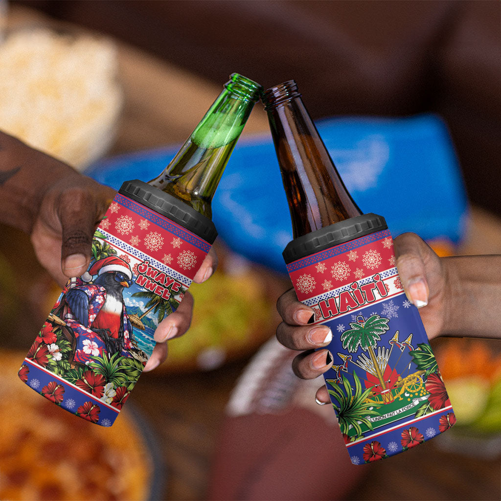 Afro-Haitians Christmas 4 in 1 Can Cooler Tumbler This Trogon Needs A Beach Retreat