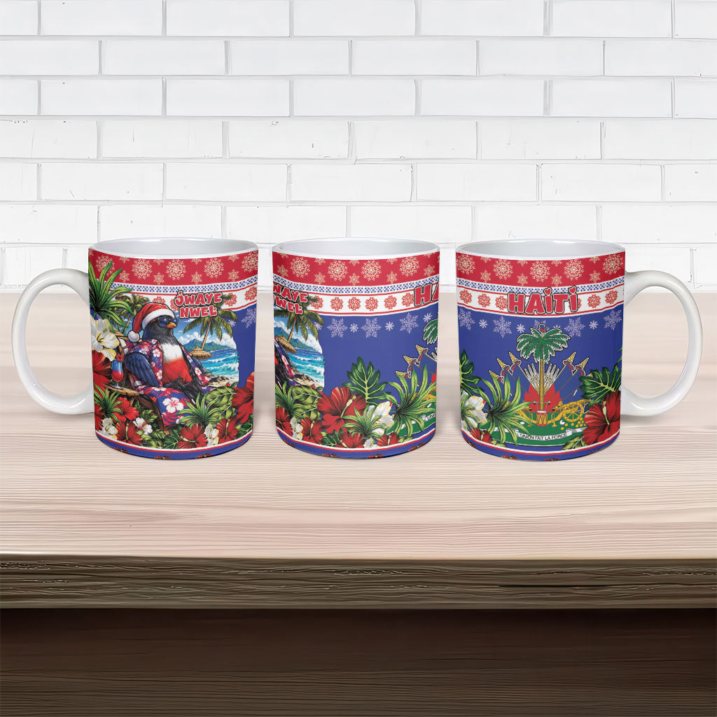Afro-Haitians Christmas Ceramic Mug This Trogon Needs A Beach Retreat