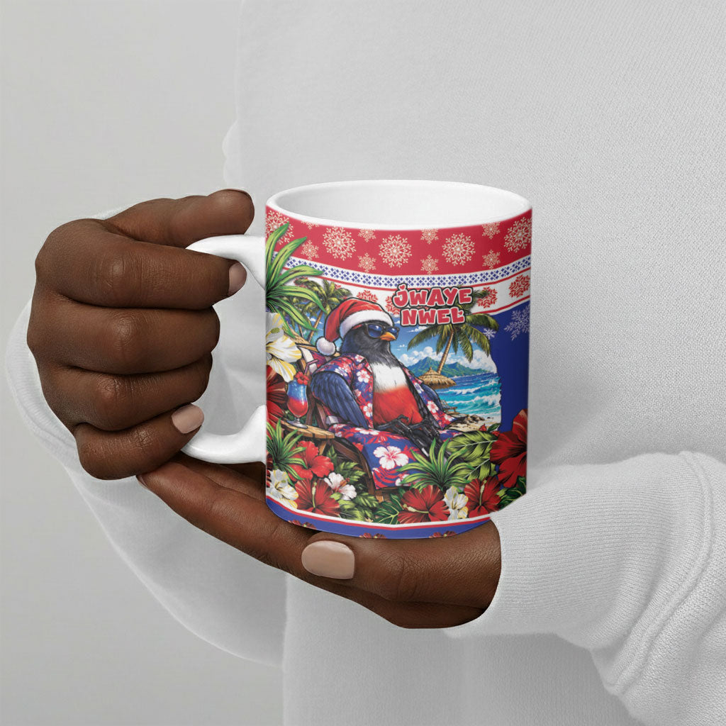 Afro-Haitians Christmas Ceramic Mug This Trogon Needs A Beach Retreat