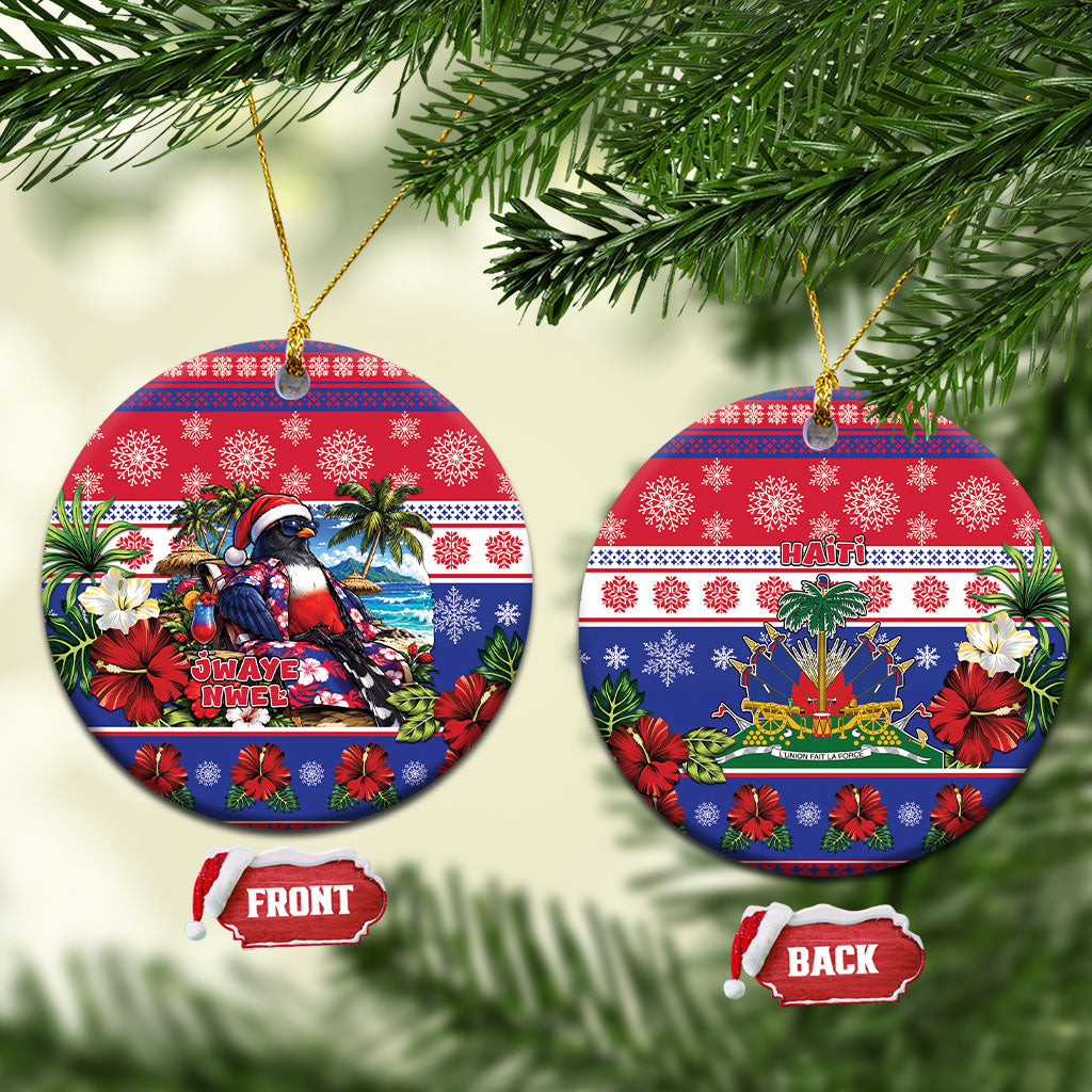 Afro-Haitians Christmas Ceramic Ornament This Trogon Needs A Beach Retreat