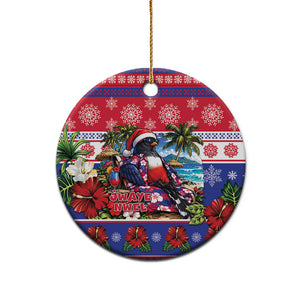 Afro-Haitians Christmas Ceramic Ornament This Trogon Needs A Beach Retreat