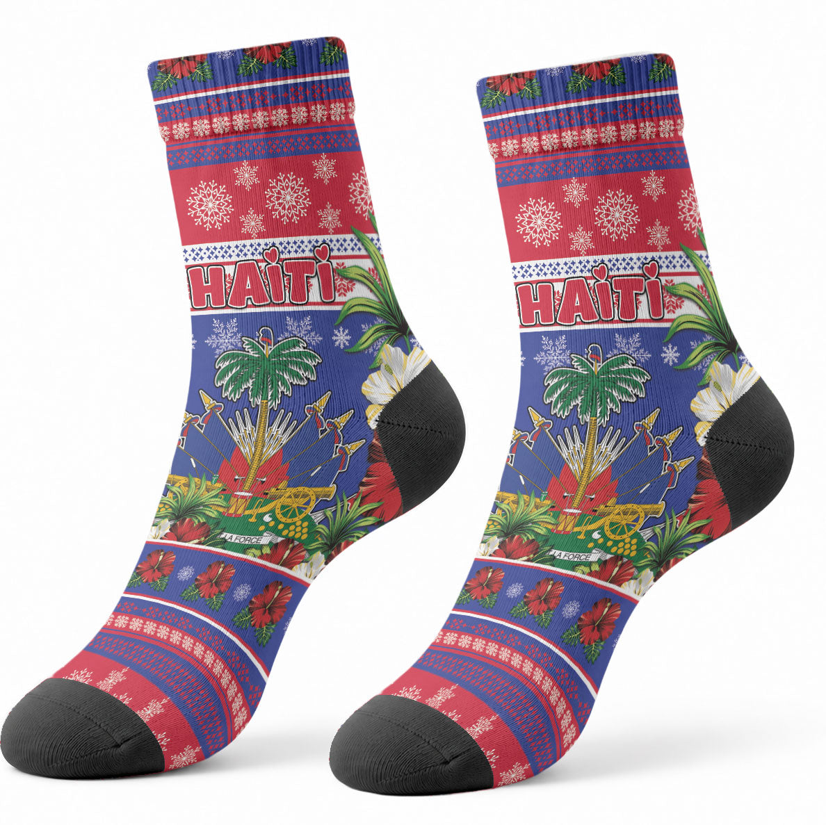 Afro-Haitians Christmas Crew Socks This Trogon Needs A Beach Retreat