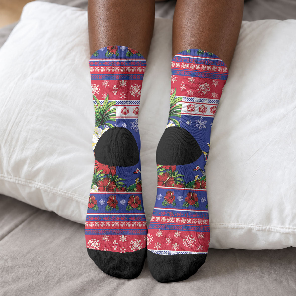 Afro-Haitians Christmas Crew Socks This Trogon Needs A Beach Retreat