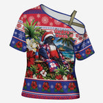 Afro-Haitians Christmas Cross Shoulder Shirt This Trogon Needs A Beach Retreat