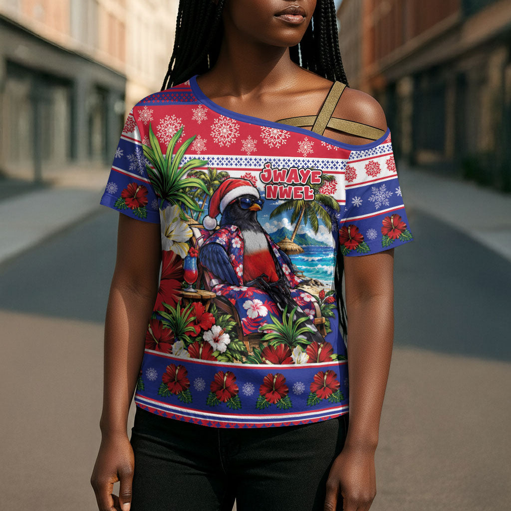 Afro-Haitians Christmas Cross Shoulder Shirt This Trogon Needs A Beach Retreat