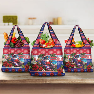 Afro-Haitians Christmas Grocery Bag This Trogon Needs A Beach Retreat