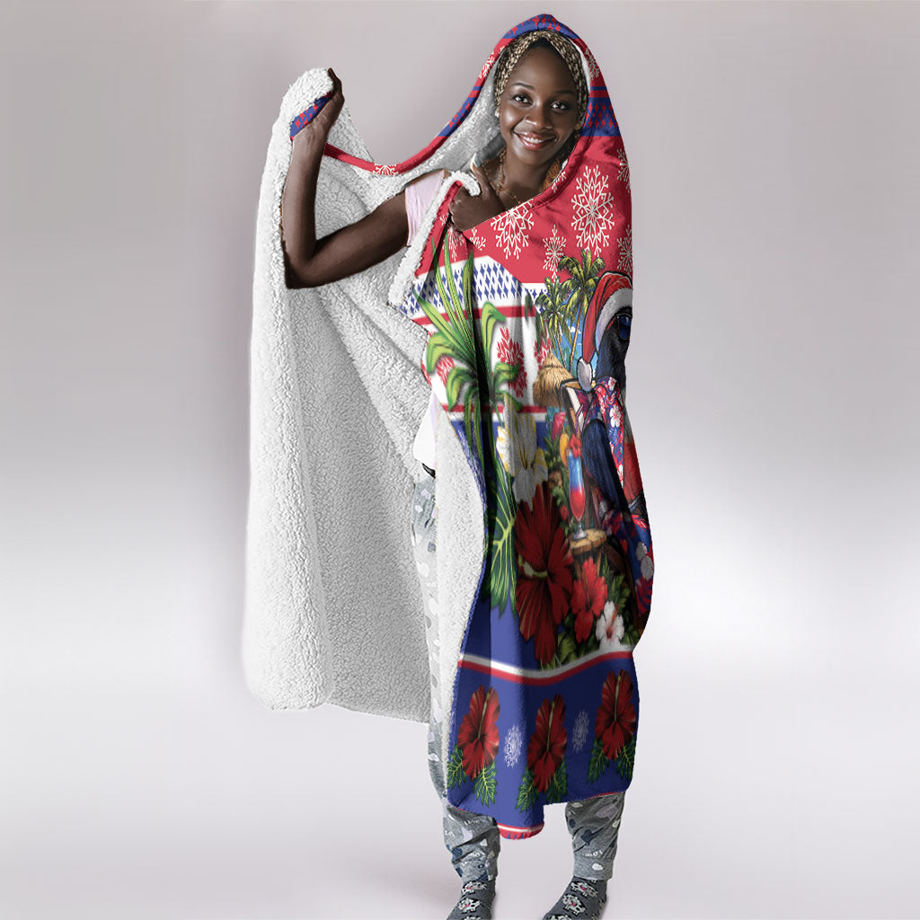 Afro-Haitians Christmas Hooded Blanket This Trogon Needs A Beach Retreat