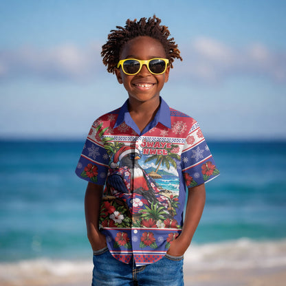 Afro-Haitians Christmas Kid Hawaiian Shirt This Trogon Needs A Beach Retreat